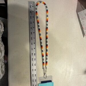 Handmade Beaded Lanyard